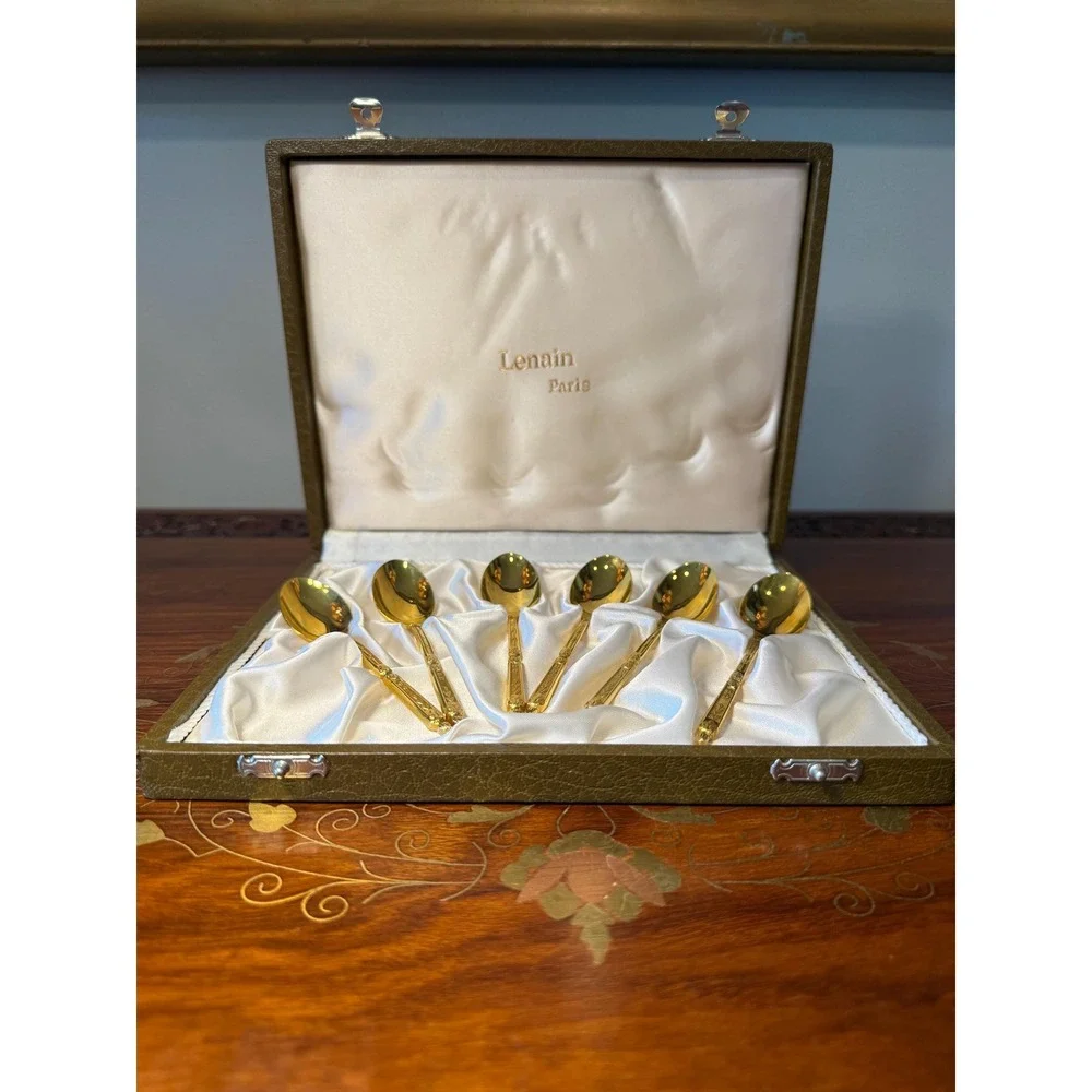 Vintage Lenain Paris‎ Espresso Spoons - Set of 6